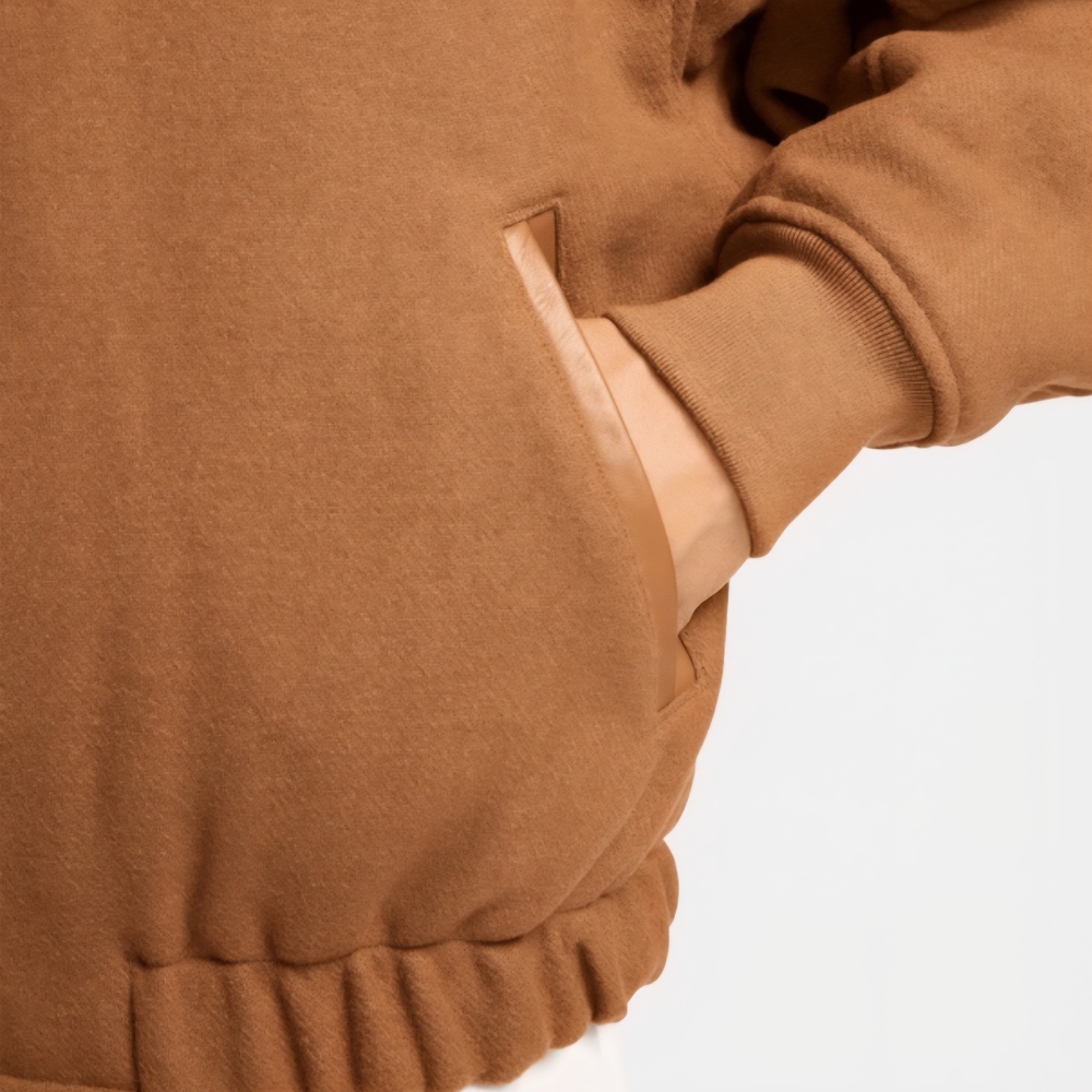 Nike Men's Tan Bomber Jacket - Picture 6 of 10